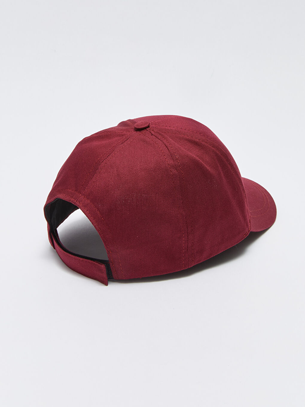LCW ECO Bordo Erkek Düz Kep Şapka - 5