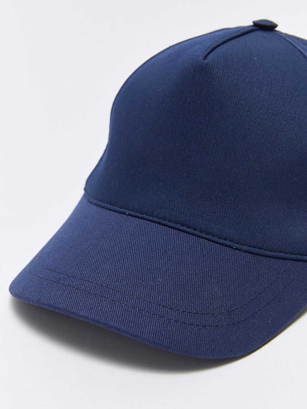 Lacivert Erkek Düz Kep Şapka-3