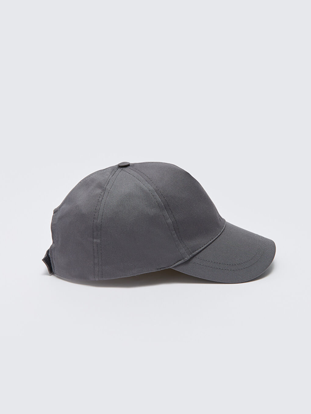 Gri Erkek Düz Kep Şapka-4