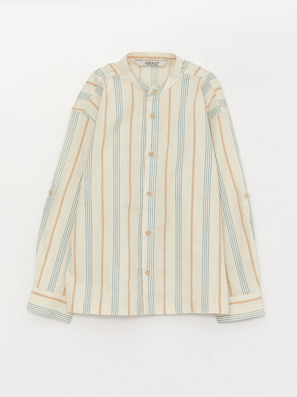 Ұлдарға арналған еркін пішім тік жағалы жейде