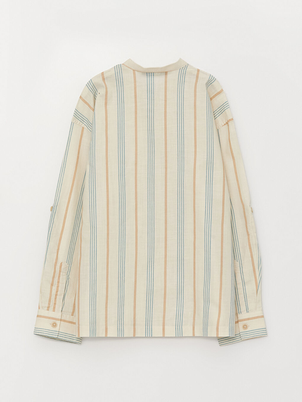 Ұлдарға арналған еркін пішім тік жағалы жейде-1