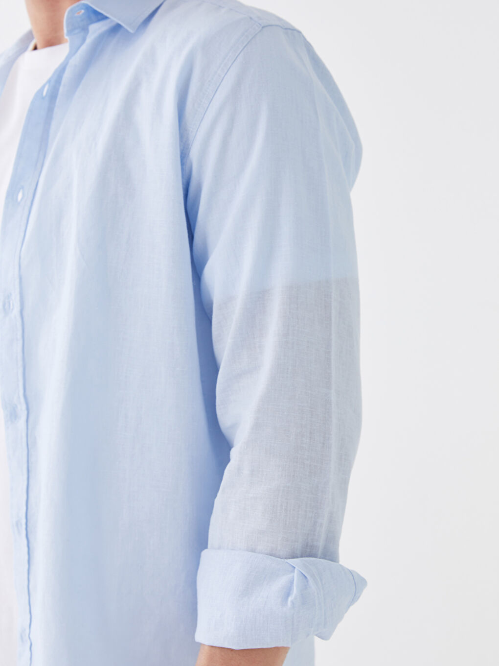 Chemise à Manches Longues Coupe Régulière pour Hommes-4