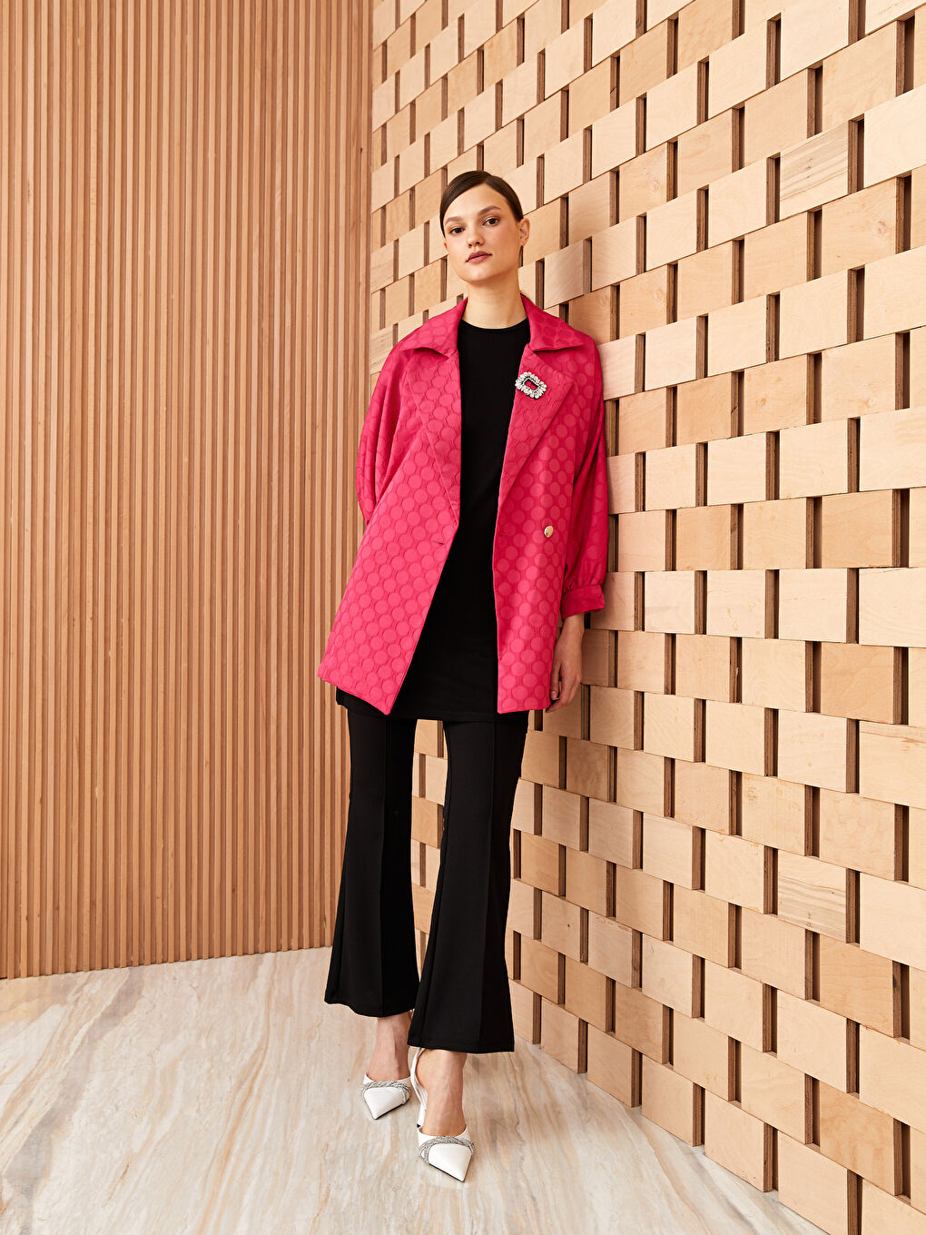 Siyah Kadın Bisiklet Yaka Düz Kolsuz Tunik-2