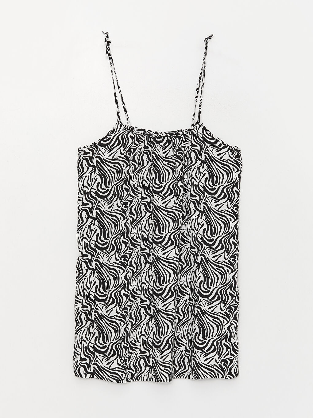 U Neck Patterned Strap Women's Beach Dress -S3EJ81Z8-LQJ