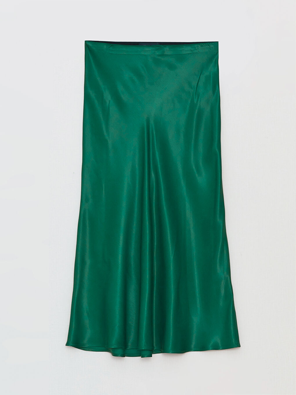 Standard Fit Plain Satin Women's Skirt -S3EJ93Z8-HSC