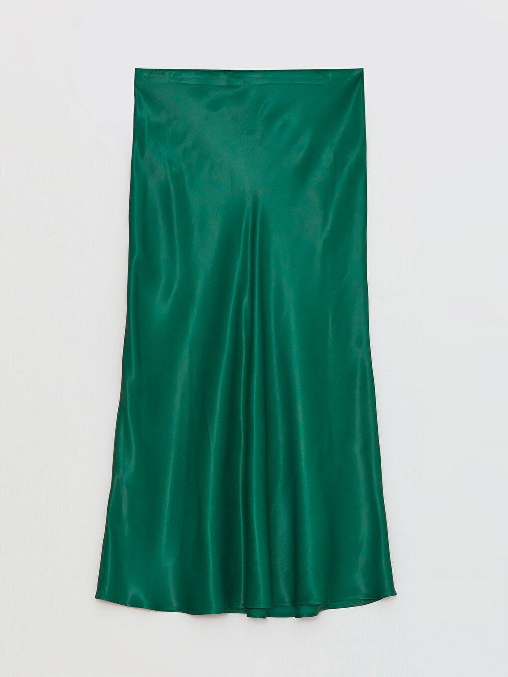 Standard Fit Plain Satin Women's Skirt -S3EJ93Z8-HSC