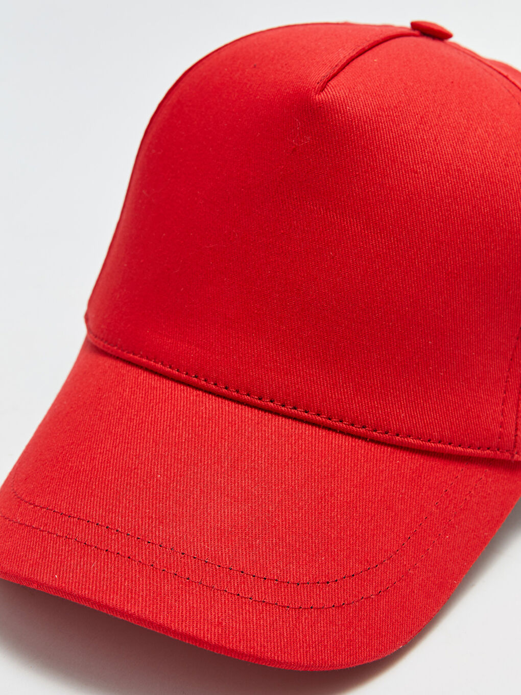 Kırmızı Düz Erkek Kep Şapka-3