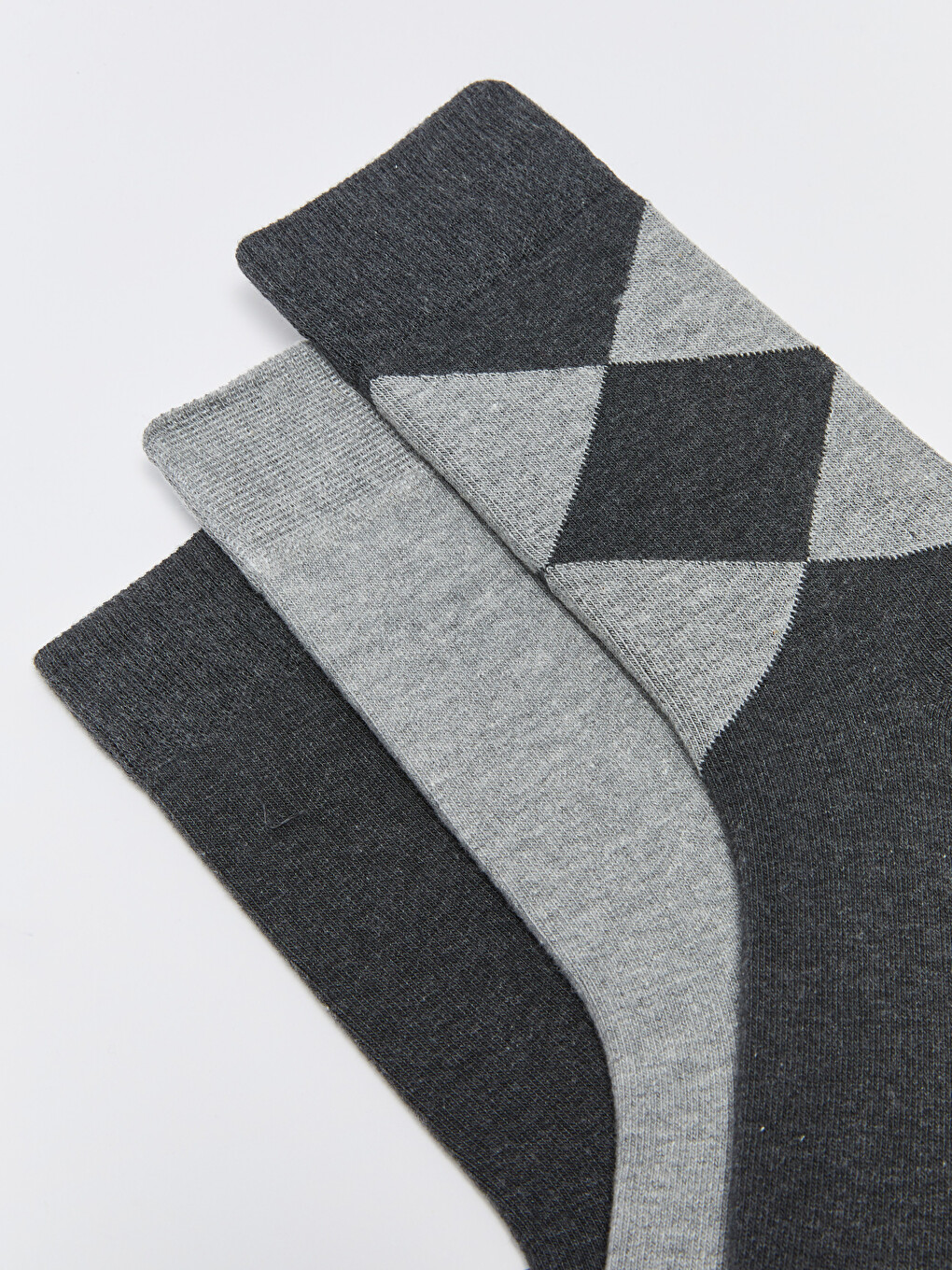 Patterned Men's Ankle Socks 3-packs-2
