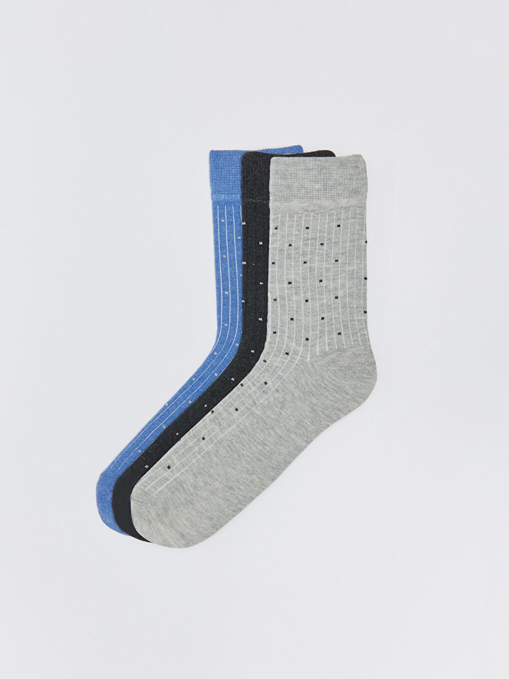Patterned Men's Ankle Socks 3-packs-1