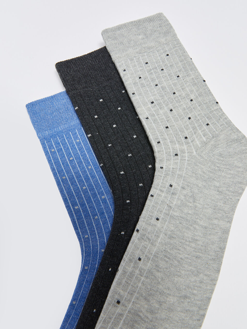 Patterned Men's Ankle Socks 3-packs-2