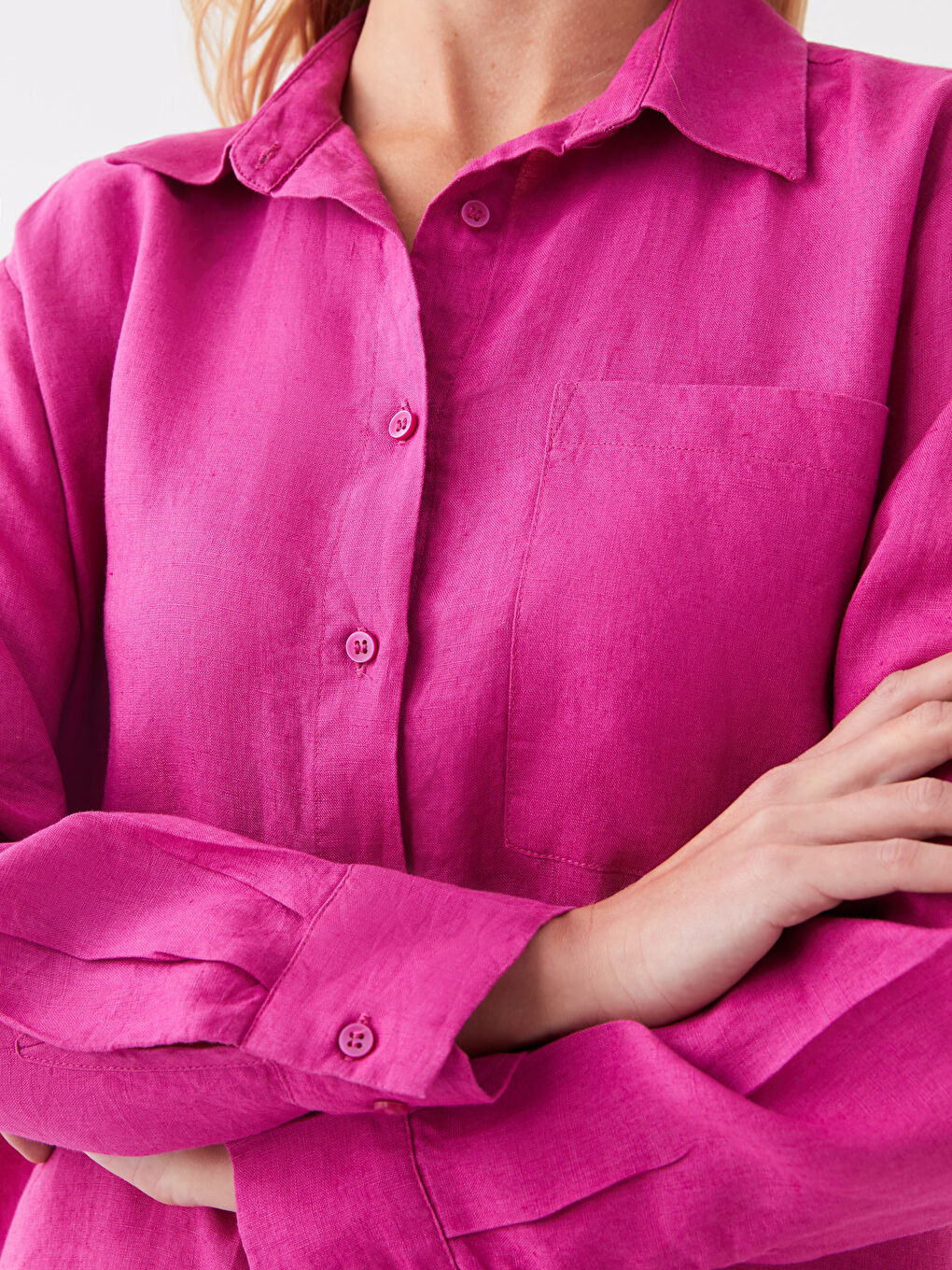 Tunique en chemise FUCHSIA Femme-3