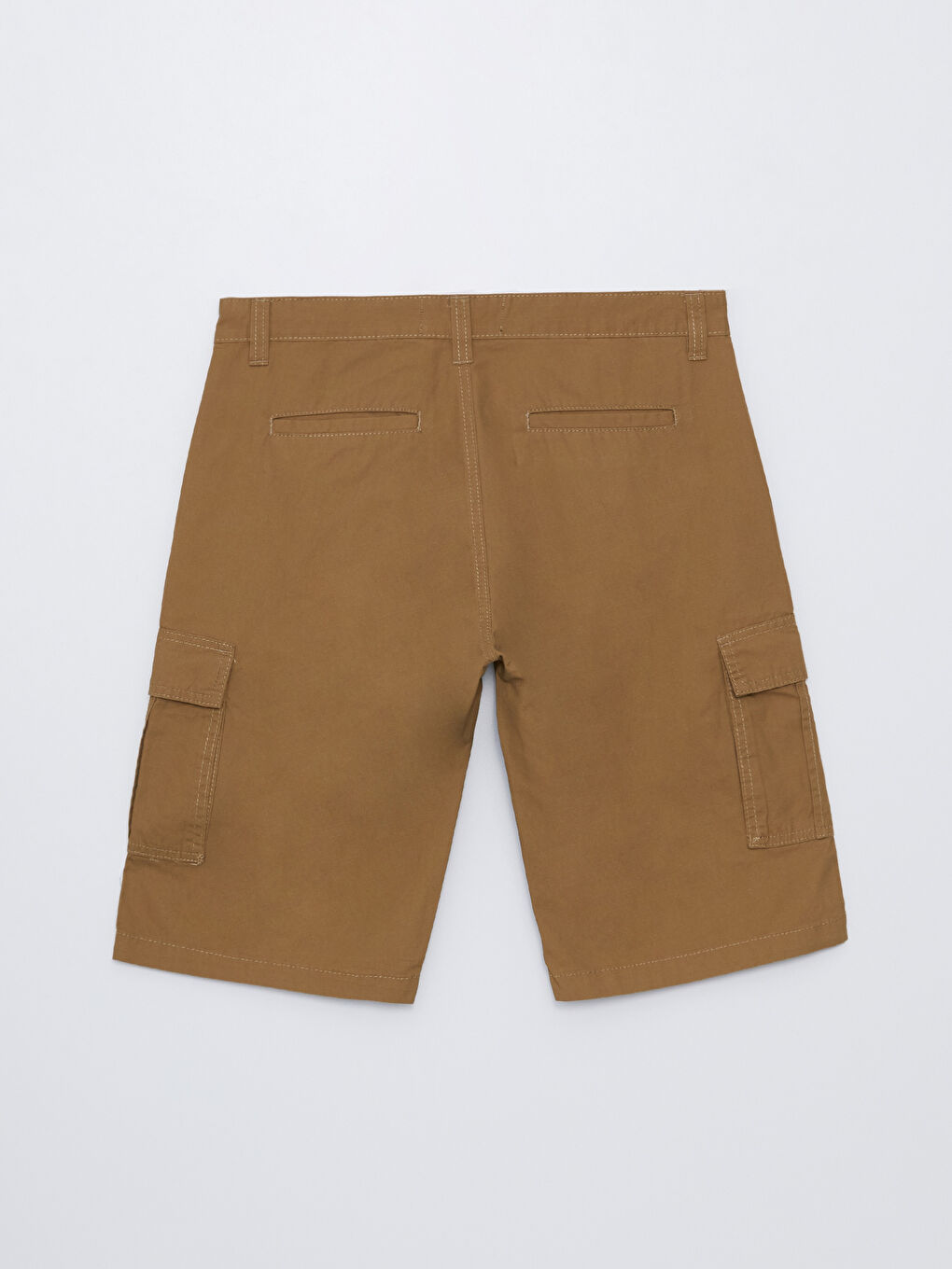 Standard Fit Twill Men's Bermuda Shorts-6