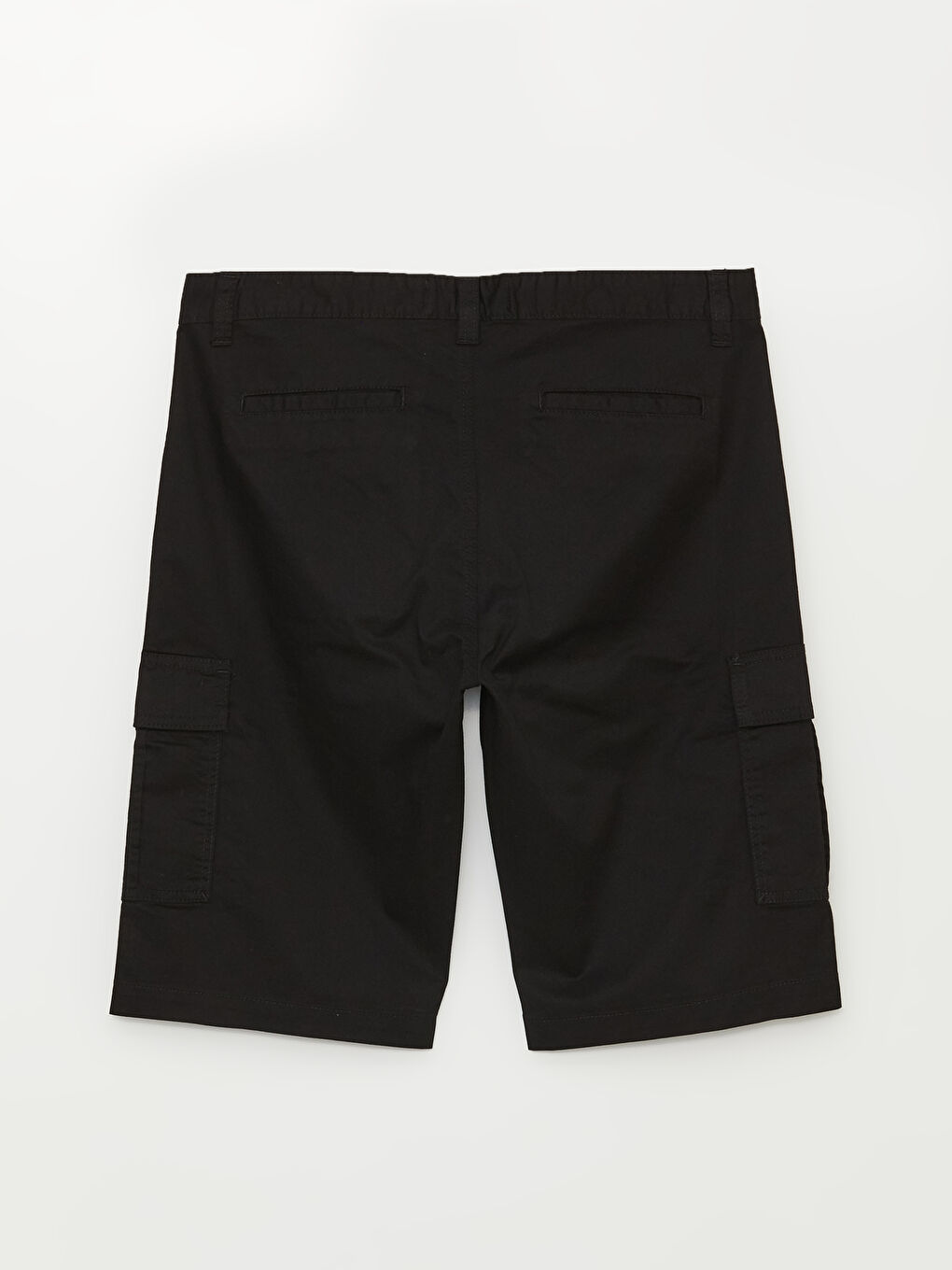 Pantaloni scurți Bermuda pentru Bărbați, Standard Fit, Țesătură în diagonală-6