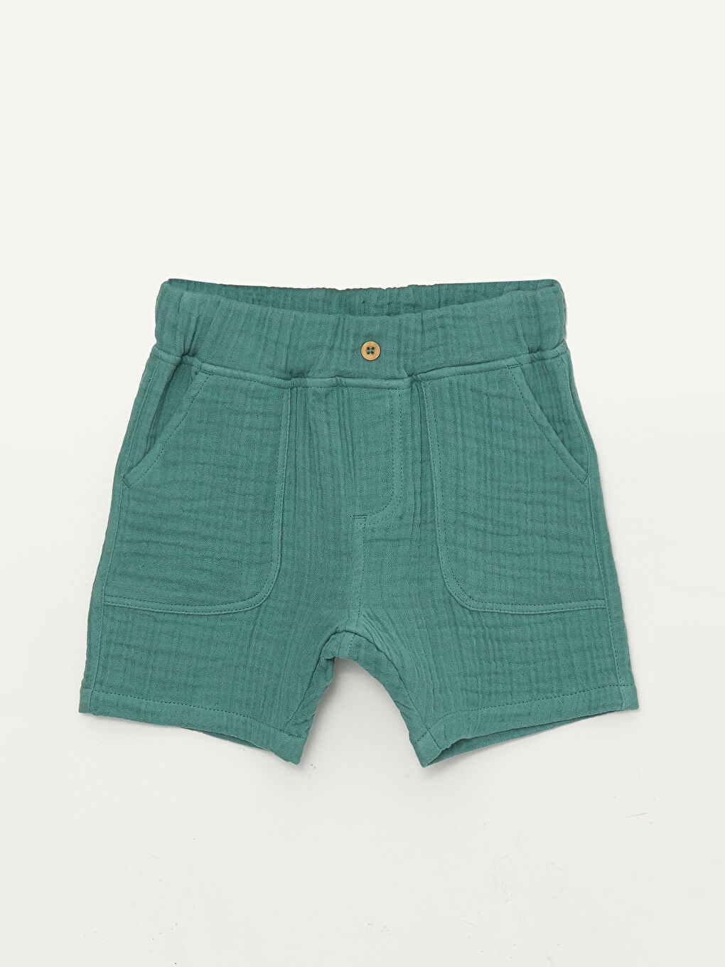 Yeşil Erkek Bebek Aslan Kral Baskılı Tişört ve Şort 2'li Takım-2