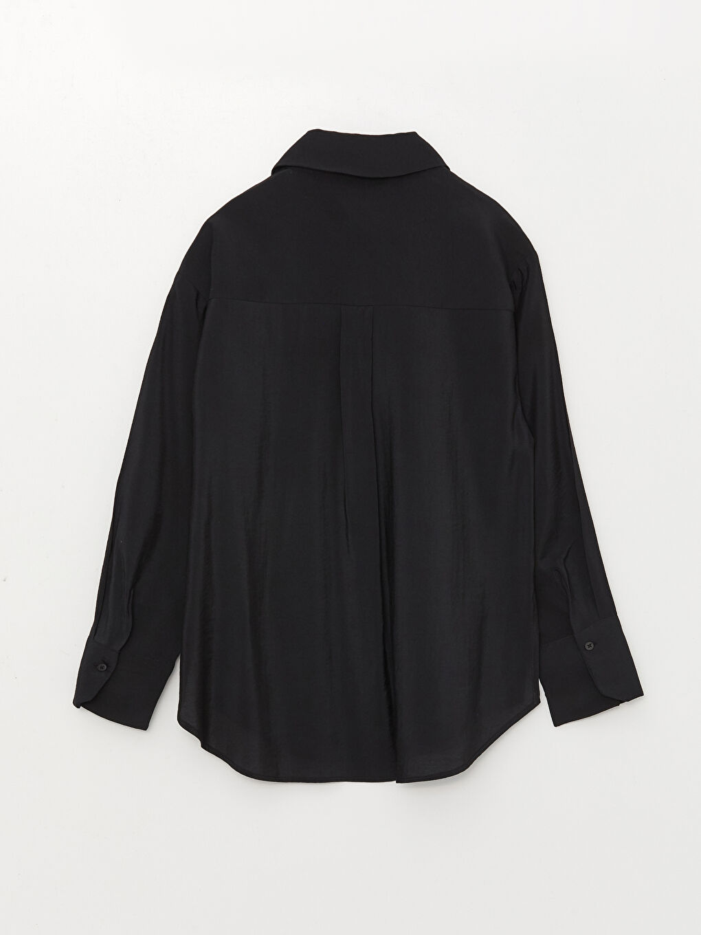 Plain Long Sleeve Oversize Women's Shirt-6