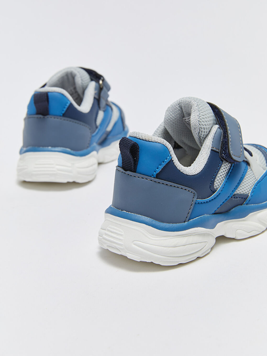 Gri Cırt Cırtlı Erkek Bebek Spor Ayakkabı-4