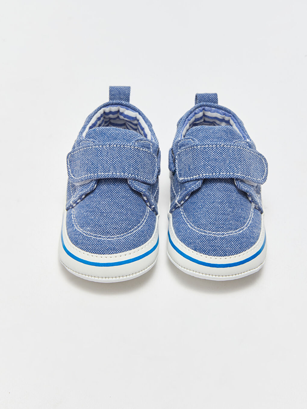 Lacivert Cırt Cırtlı Erkek Bebek Yürüme Öncesi Ayakkabı-2