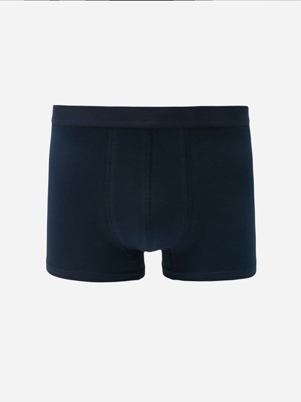 Lacivert Standart Kalıp Pamuklu Esnek Erkek Boxer 3'lü-4