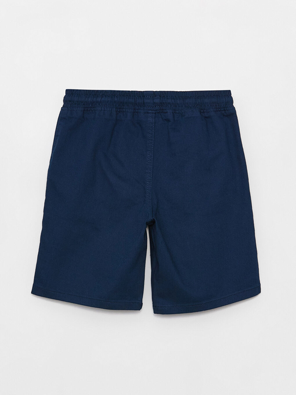 Lacivert Beli Lastikli Rahat Kalıp Erkek Çocuk Şort-3