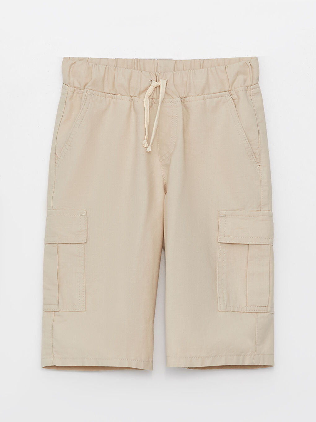 Bej Rahat Kalıp Beli Lastikli Erkek Çocuk Roller