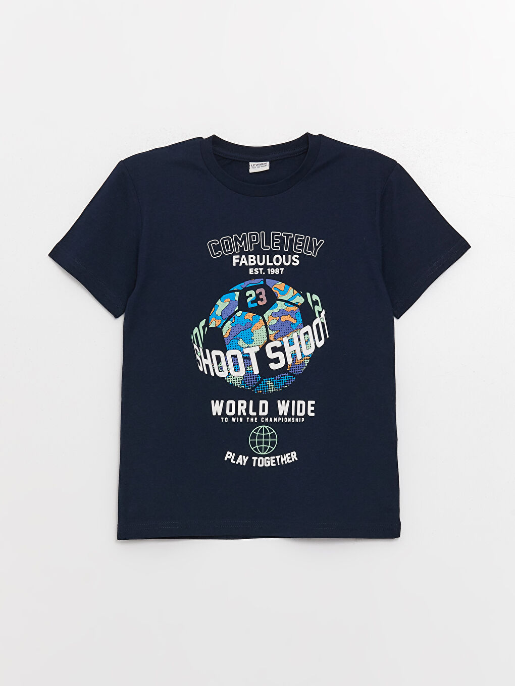 LCW Kids Relaxed Fit Boys' T-Shirt and Shorts -S3EL92Z4-DWP