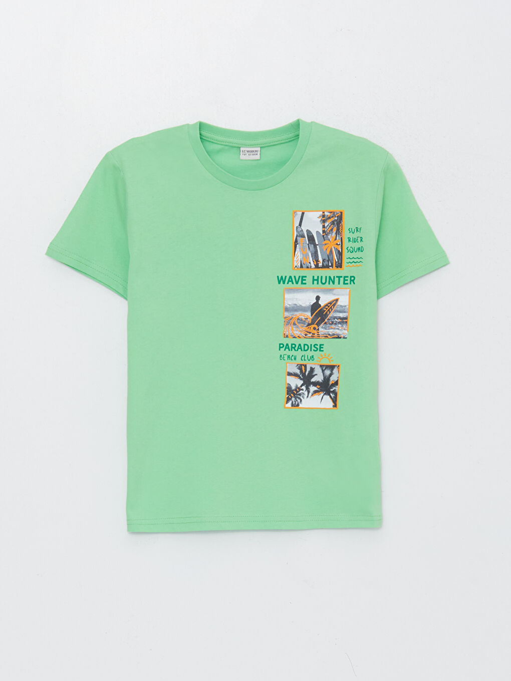 LC Waikiki Crew Neck Printed Short Sleeve Boy's T-Shirt and Roller -S3EL93Z4-G6X