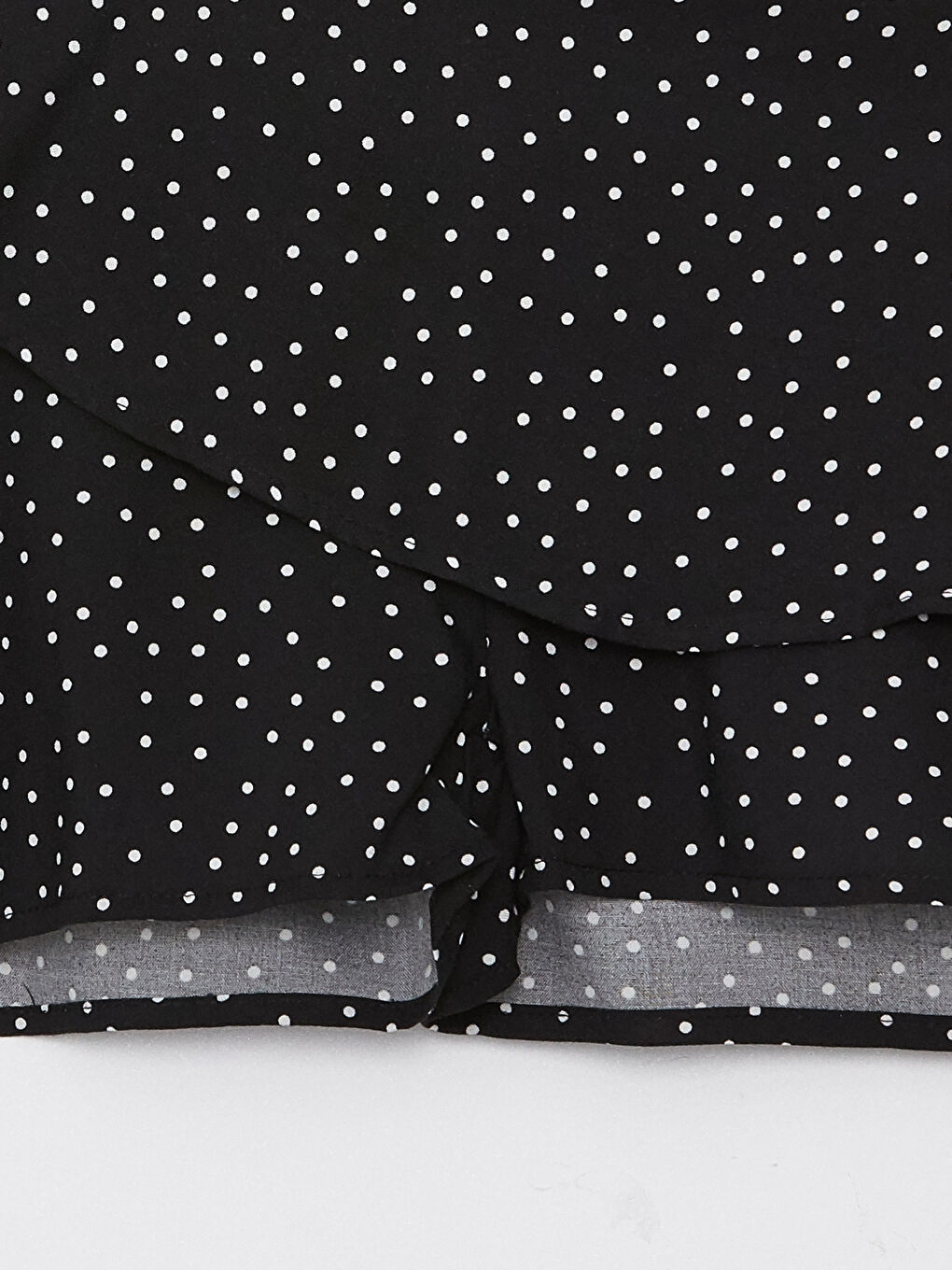 Women's Elastic Waist Polka Dot Shorts Skirt -S3EM08Z8-RQL