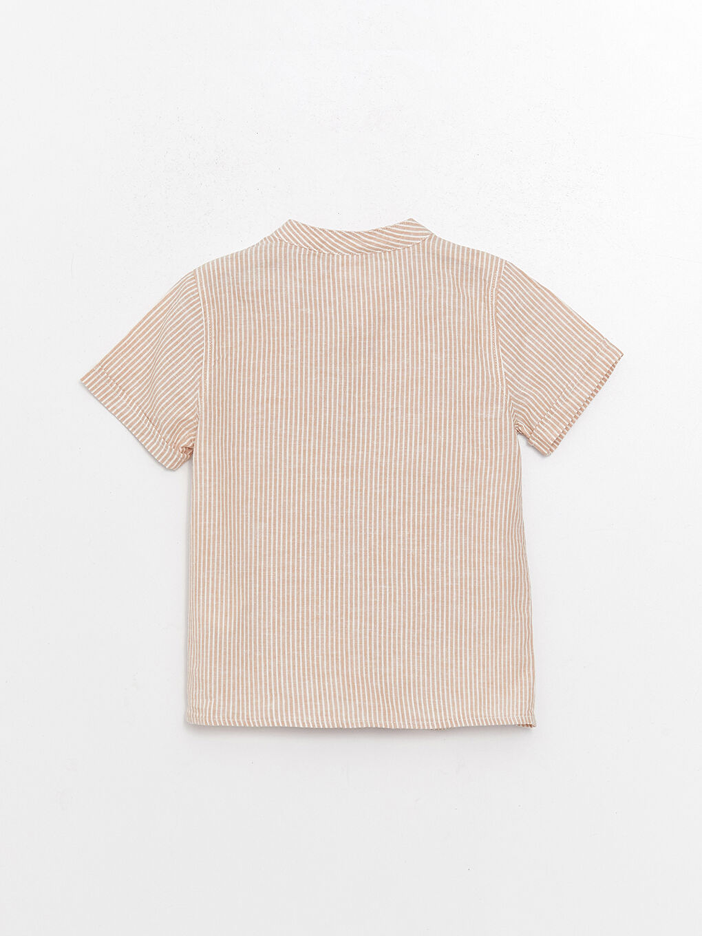 قميص بياقة مندرين كم قصير للأولاد الرضع-3