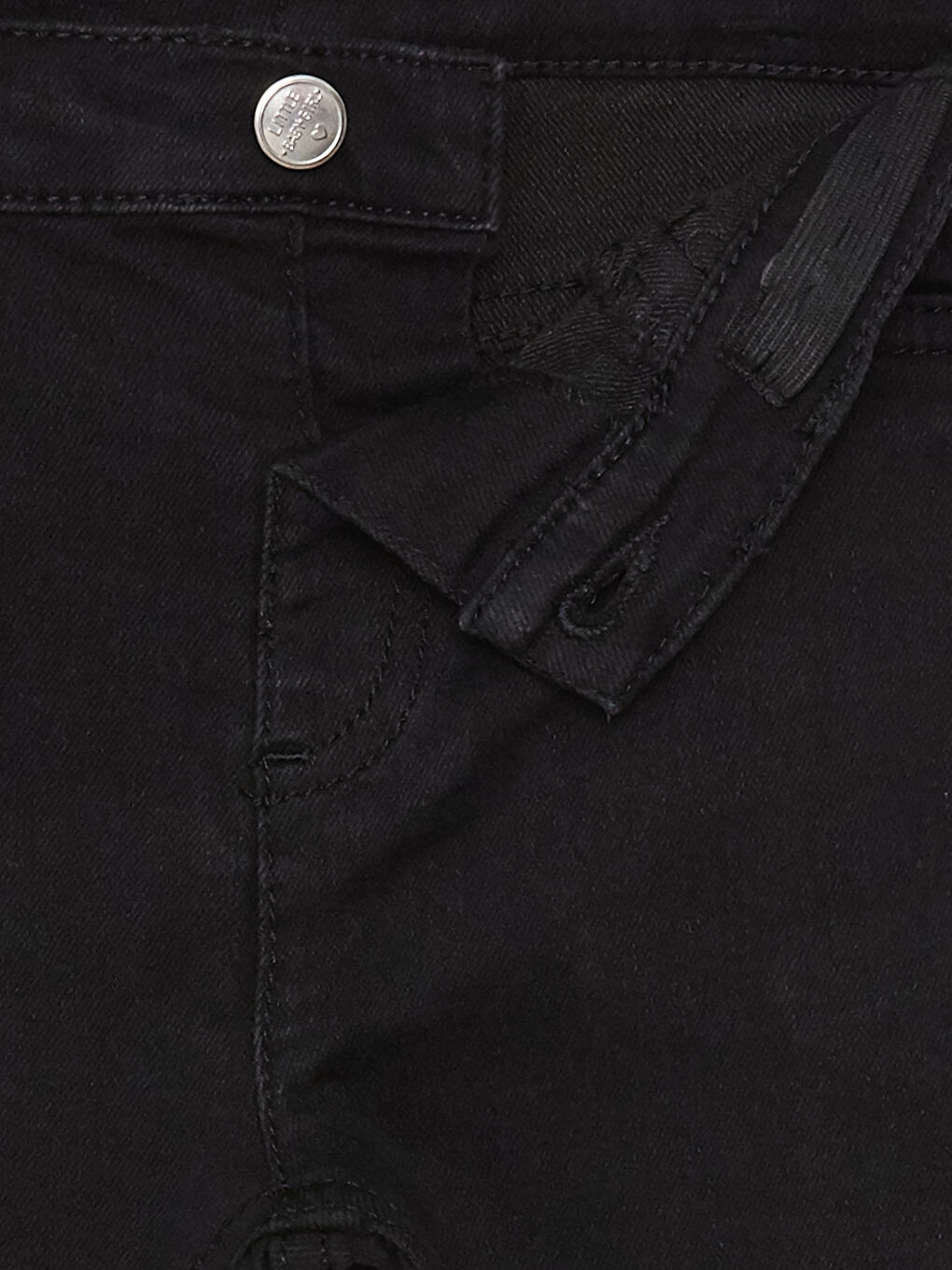 LCW ECO Siyah Basic Kız Bebek Jean Pantolon - 2