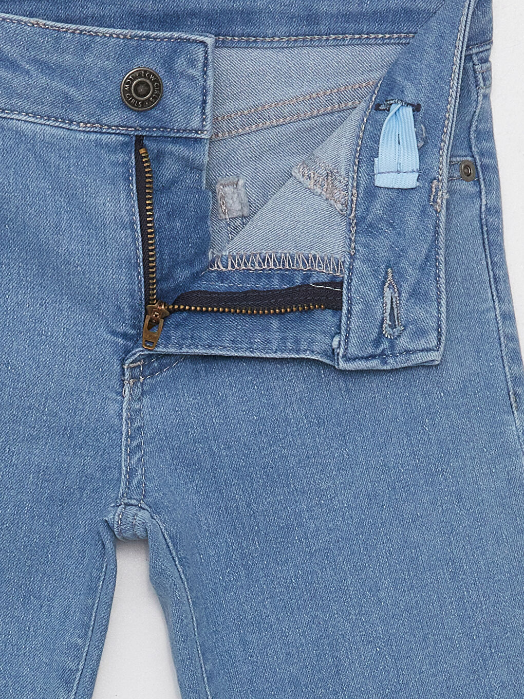 LCW ECO Indigo Slim Fit Kız Çocuk Jean Pantolon - 2