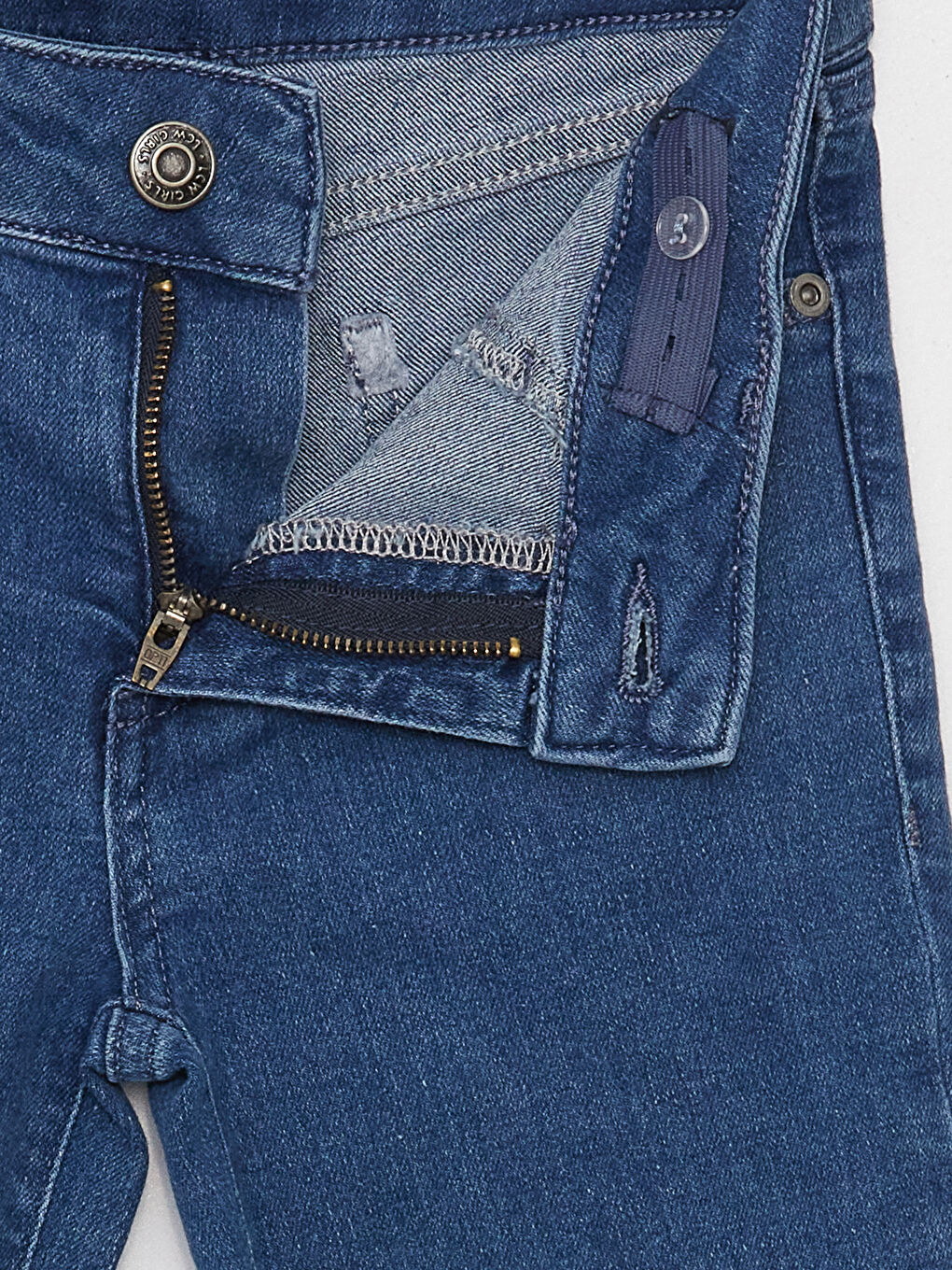 Джинси вузького крою для дівчат з деніму-2