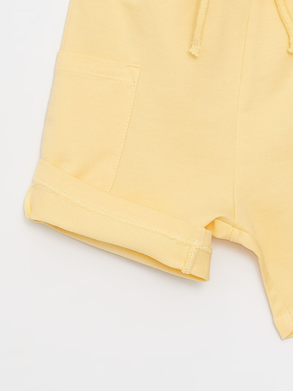 Sarı Bisiklet Yaka Kısa Kollu Paw Patrol Baskılı Erkek Bebek Tişört ve Şort 2'li Takım-3