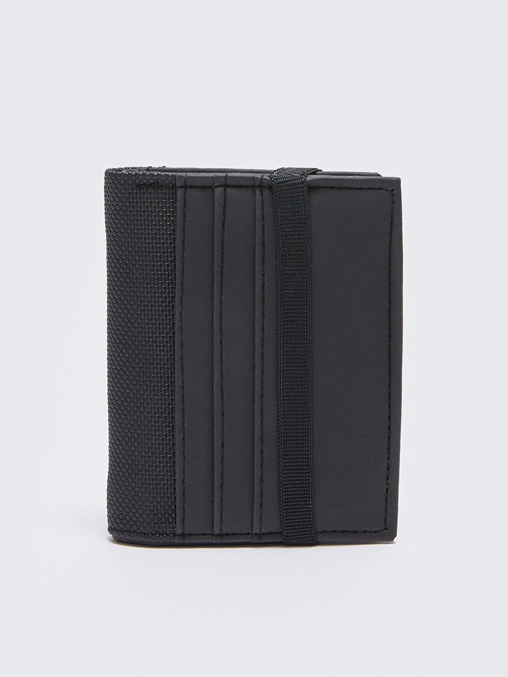 Siyah Deri Görünümlü Erkek Kartlık