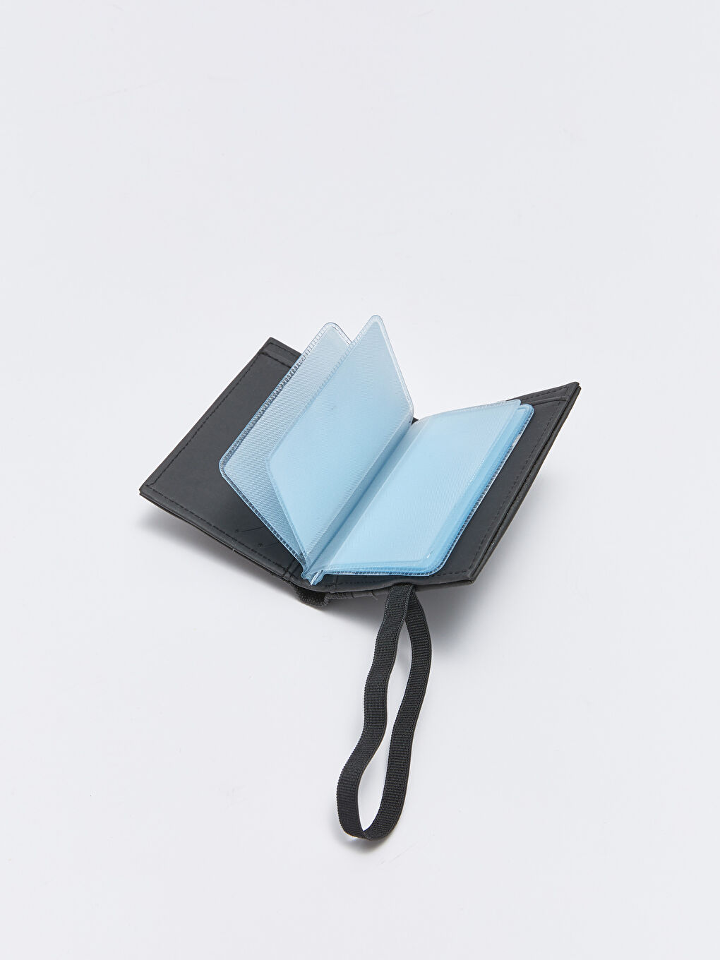 Siyah Deri Görünümlü Erkek Kartlık-2