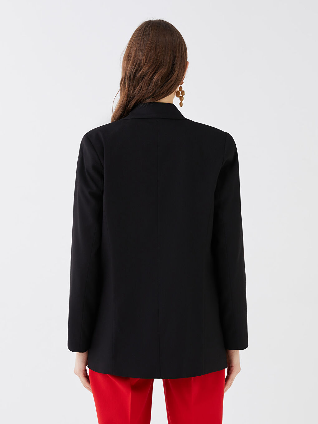 LCW Vision Veste Blazer à Boutons Manches Longues Régulier pour Femmes -S3EM69Z8-CVL