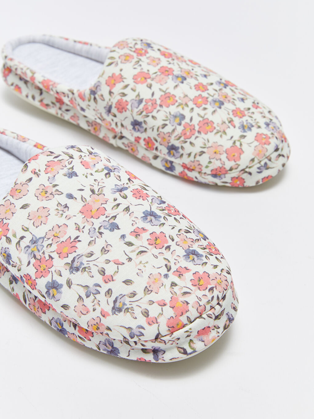 Floral Patterned Women's Home Slippers-2