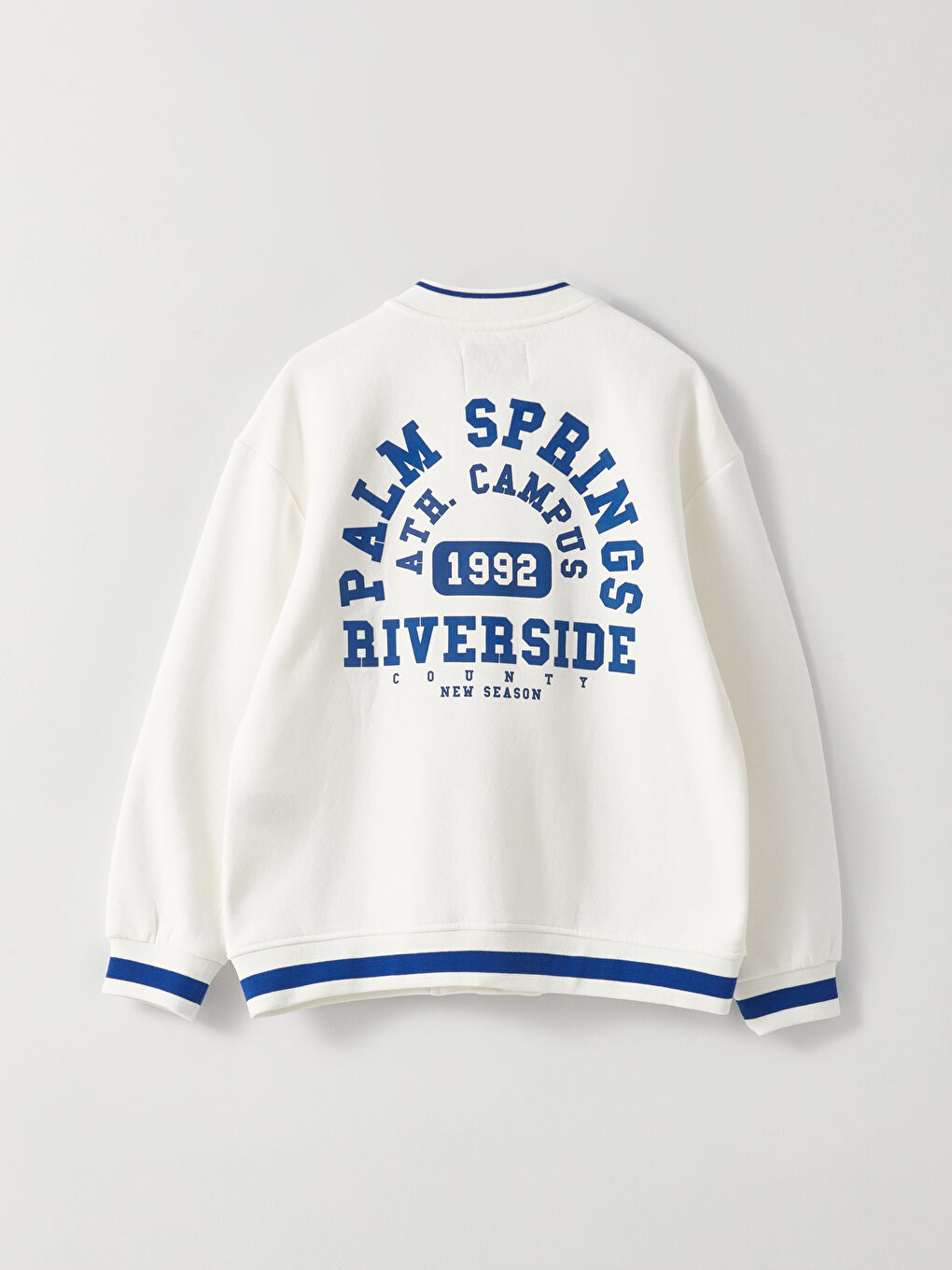 Толстовка на молнии с принтом и колледж-воротником для женщин, толстая-6