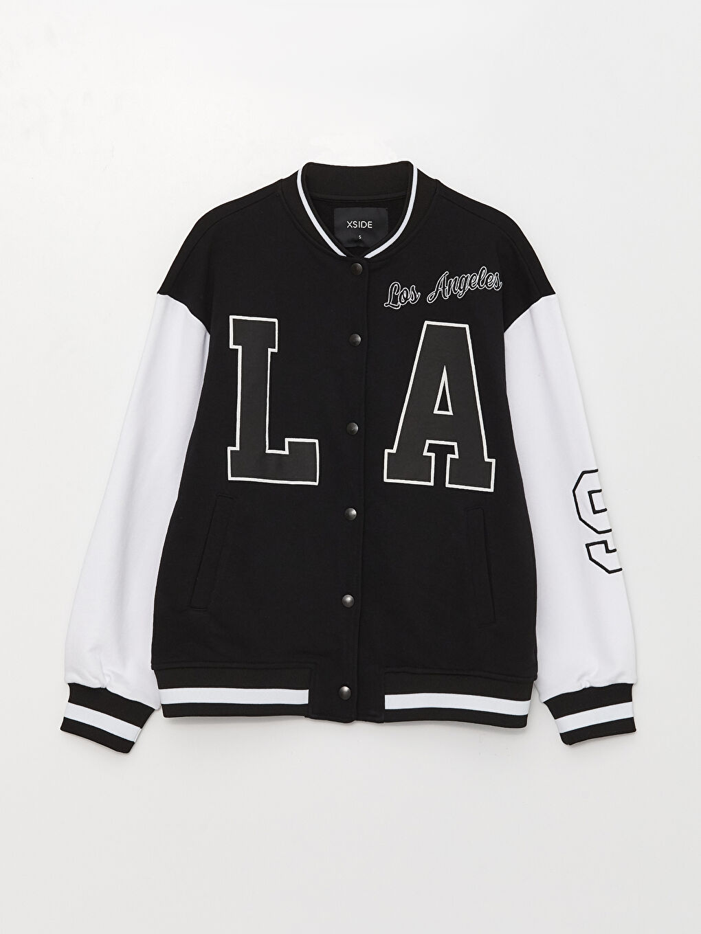 XSIDE Printed Long Sleeve Women's College Jacket -S3EM89Z8-CVL