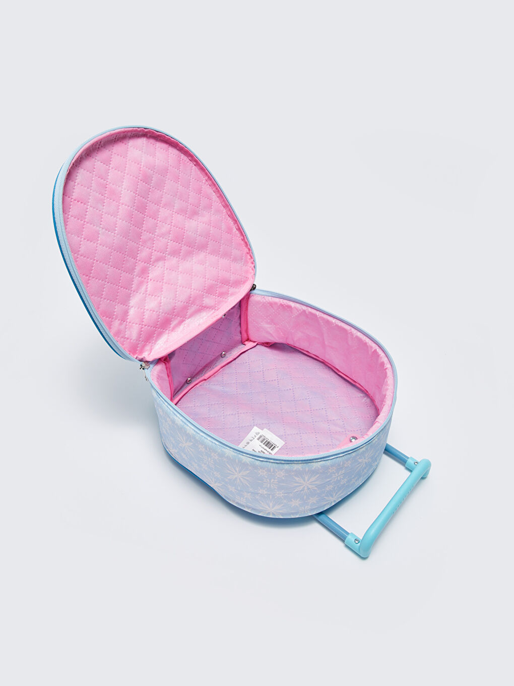 Mavi Frozen Baskılı Çekme Mekanizmalı Kız Çocuk Çanta-3