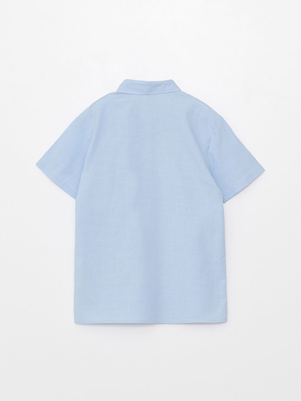 Basic Short Sleeve Boys' Shirt-1