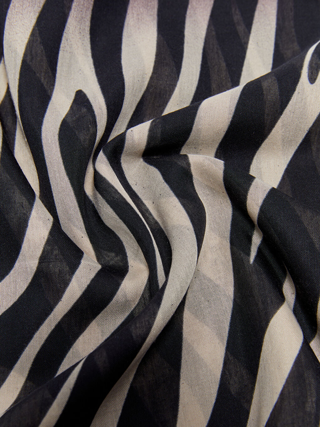 Șal Texturat Pes cu Imprimeu pentru Femei-5