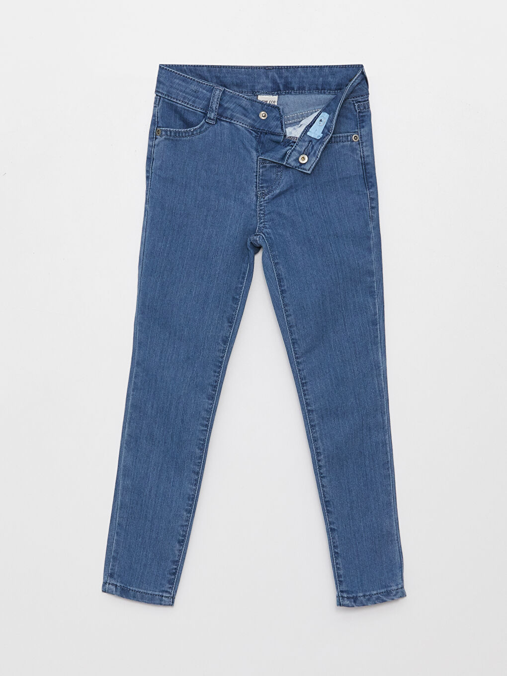 İndigo Slim Fit Kız Çocuk Jean Pantolon-1