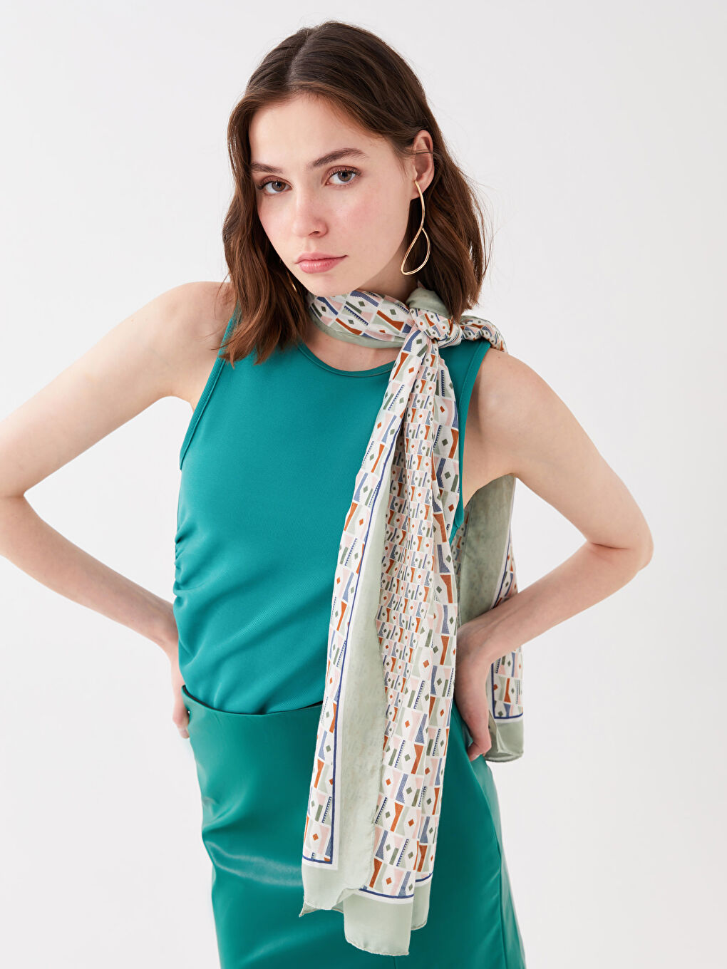 Eșarfă cu model pentru Femei