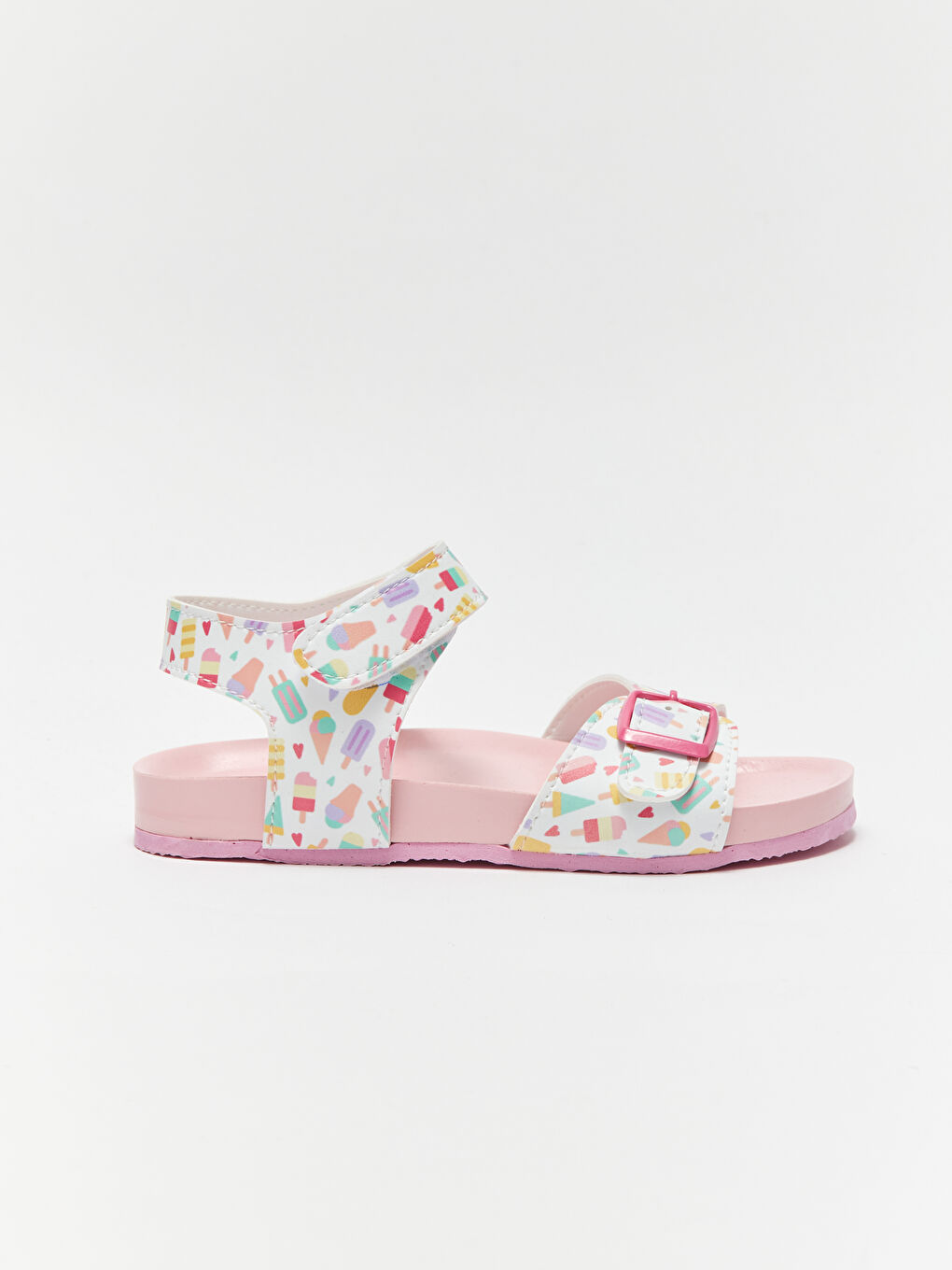 Faux Leather Baby Girls' Sandals-1