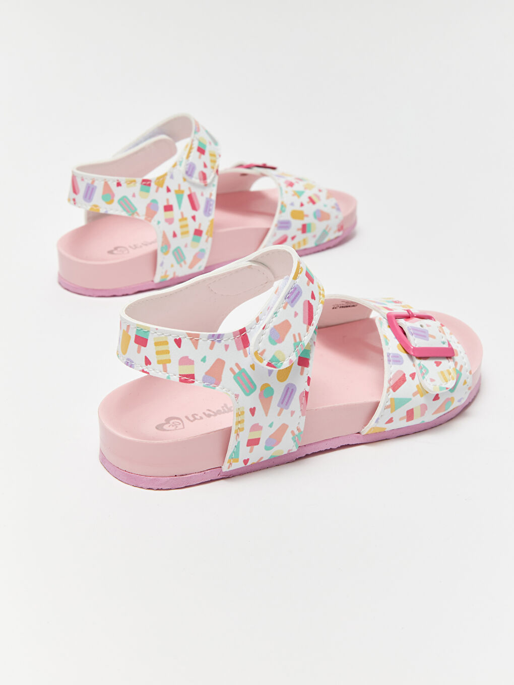 Faux Leather Baby Girls' Sandals-4