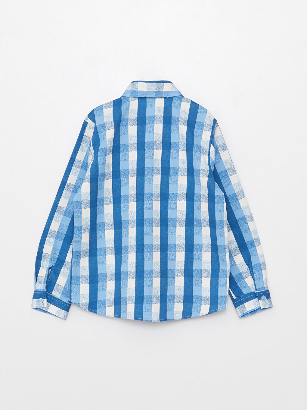 Plaid Long Sleeve Boy Shirt -S3EN51Z4-LLC