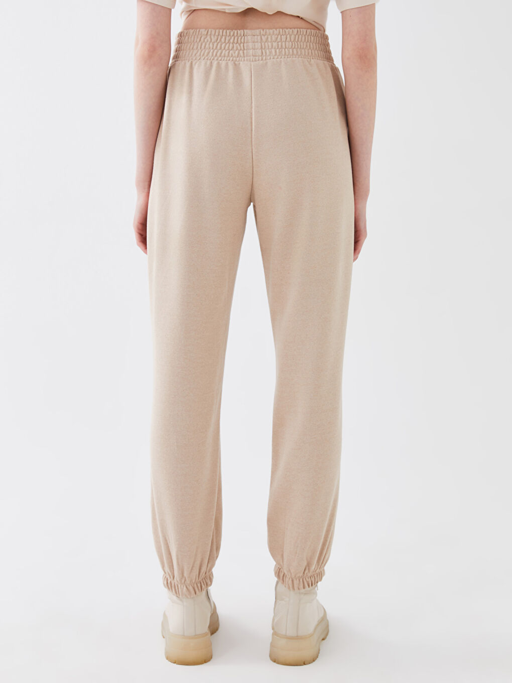 Ženske Jogger Trenerke sa Elastičnim Strukom Jednostavnog Dizajna-4