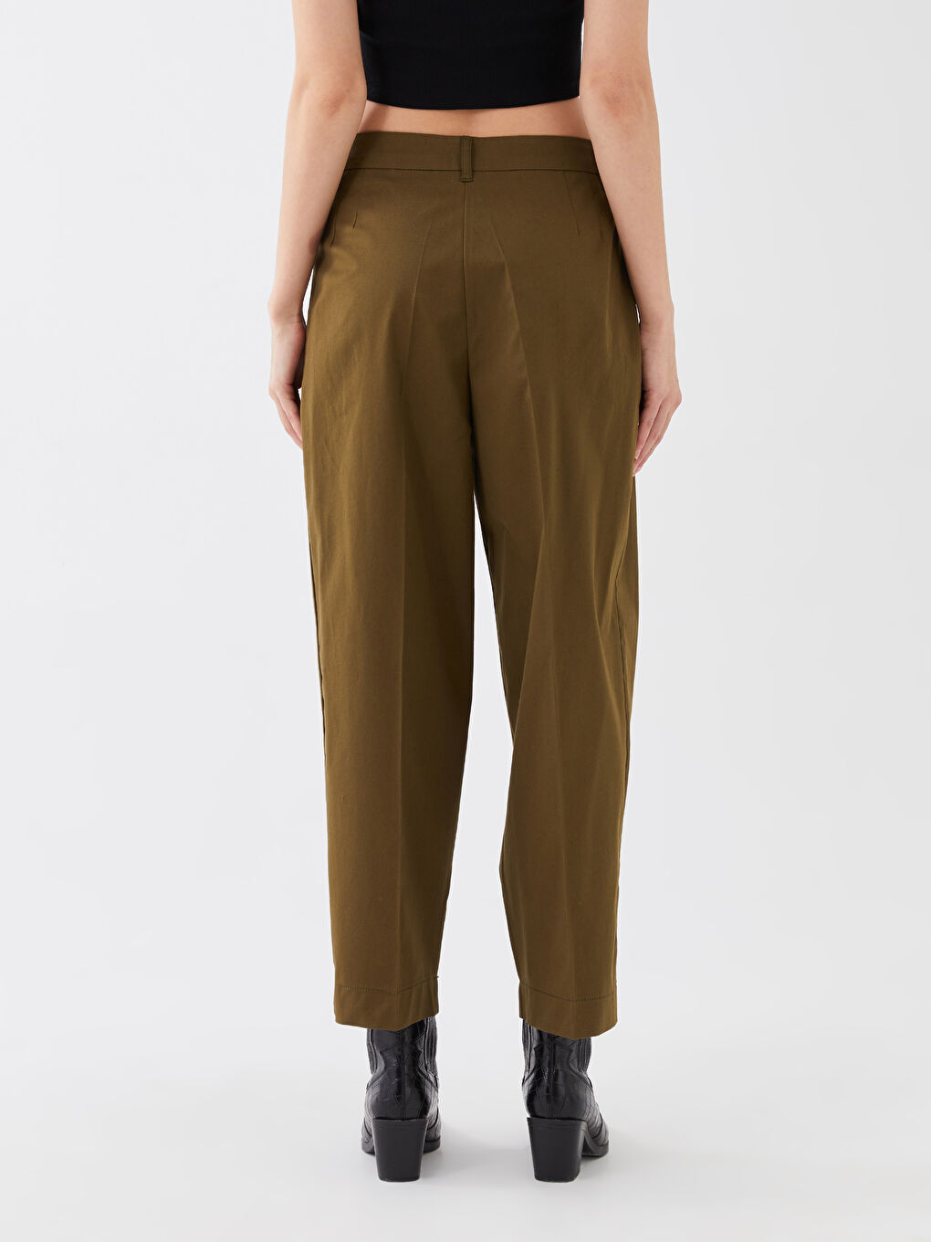 LCW Vision Kadın Standart Fit Gabardin Pantolon -S3EN74Z8-H7L