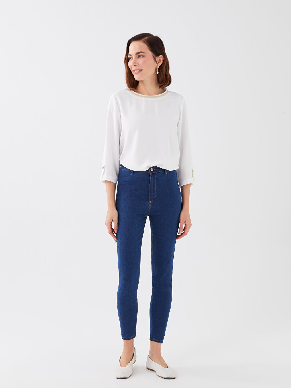 High Waisted Jupiter Super Skinny Fit Women's Jeans -S3EN90Z8-H45