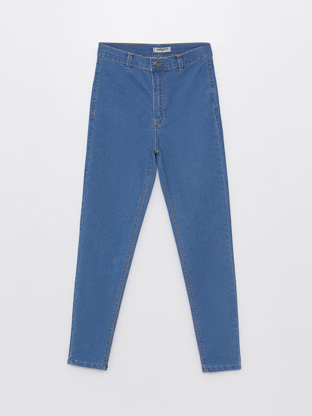 LCWAIKIKI Basic High Waisted Straight Fit Women's Jeans -S3EN91Z8-311
